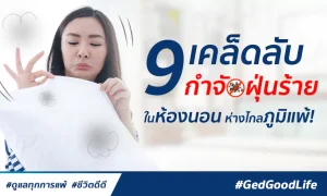 9 เคล็ดลับกำจัดฝุ่นในห้องนอน ห่างไกลภูมิแพ้ ลดอาการคันยุบยิบตามร่างกาย