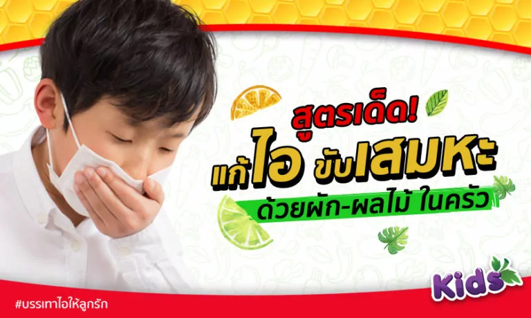 สูตรเด็ด! สมุนไพรแก้ไอขับเสมหะ จากในครัว