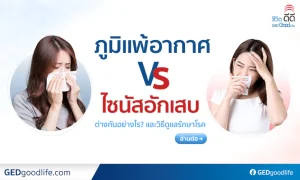 โรคจมูกอักเสบภูมิแพ้ กับ ไซนัสอักเสบ แตกต่างกันอย่างไร?