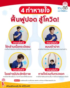 4 ท่าหายใจ ฟื้นฟูสมรรถภาพปอด สู้โควิด-19 !