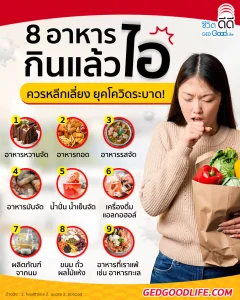 8 อาหารกินแล้วไอ เลี่ยงได้เลี่ยง ในยุคโควิดระบาด!